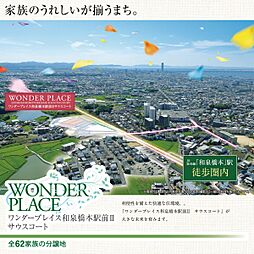 【ダイワハウス】ワンダープレイス和泉橋本駅前II　サウスコート(建築条件付宅地分譲)