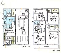 綾瀬市上土棚北　第25　新築戸建