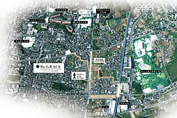 ポラスの分譲住宅 ビー・グレイス流山セントラルパーク ステイパスのある風景