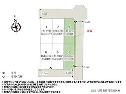 【建築条件付土地】ワイウッドコート伊勢崎市安堀町第4期【建築条件付き売地】