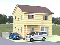 新築【オレゴン物語 中野2401】駐車3台可/ゆとりある庭とウッドデッキ付アメリカンハウス4LDK