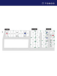 【トスコ】大治町長牧中道VIII／建築条件無し／南道路／３台駐車