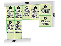 吹田市「泉町４丁目」全８区画2655（土地情報センター）