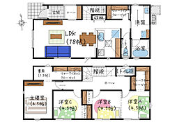 [IoT☆飽田東小まで徒歩5分！収納豊富♪]アイパッソの家｜熊本市南区砂原町3期