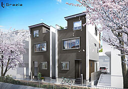 【残り2棟】～Grazia 練馬桜台～ リビングから石神井川の桜を望める開放的な吹抜天井設計