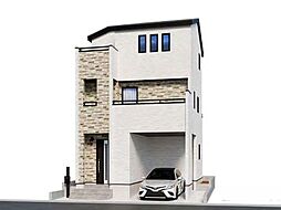 【限定1棟】駅徒歩3分。LDK17帖×4部屋の3階建てプランのZEH水準住宅 ~江戸川区北小岩4~