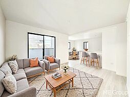 葛飾区西新小岩５丁目　１２期　新築一戸建て　全２棟　２階のフロアいっぱいにレイアウトした19.8帖の広々ＬＤＫ(24052024)