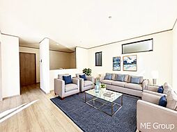 柏市花野井　新築一戸建て　全２棟　全居室収納付きのすっきりとした住空間、明るい２面採光の居室プランのお家(1242540)