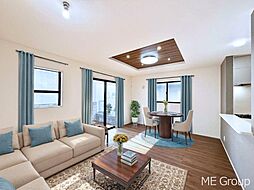 市川市本北方２丁目　新築一戸建て　全２棟　キッチン裏の大容量パントリーを使いこなせるお家(28459468)