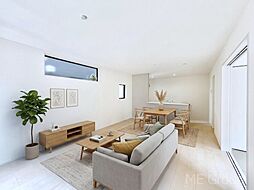 八潮市八潮７丁目　新築一戸建て　全４棟　食洗機や３ツ口コンロ搭載のシステムキッチンのお家(4957180)