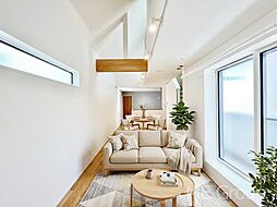 葛飾区西亀有２丁目　新築一戸建て　全８棟　大きな吹抜けのある16.3帖ＬＤＫプランのお家 (16708108)
