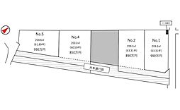 牛久市牛久町/牛久駅/分譲土地（全4区画）