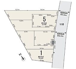 ◆葛飾区東金町／低層エリアの閑静な住宅地☆建築条件なし土地 全6区画◆