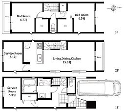 ◆当社グループ物件◆建物99ｍ2超！お買い物施設充実の立地環境♪／足立本木西町の新築◆