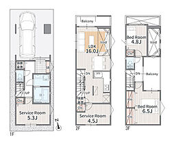 ◆メルディア東小松川2丁目No.8◆4部屋＋LDK16帖のゆったり新築一戸建て♪