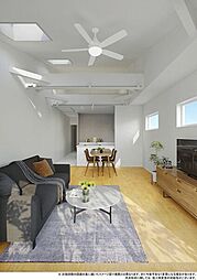 ◆メルディア日野◆前面道路約6m！開放的な吹抜やルーフバルコニーのある新築一戸建て♪