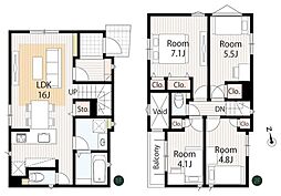 ◆メルディア中川区牛立町3丁目◆日比野駅最寄り♪設計士の遊び心溢れるプラン＜全1邸＞