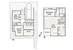 ◆メルディア鳩ヶ谷◆開放的な19帖超LDK＆南向き広々バルコニー！公園3分の好環境♪