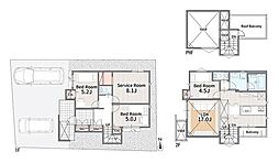 ◆メルディア祖師ヶ谷大蔵◆並列2台可×ルーフバルコニー×吹抜のある開放的な2階建て♪