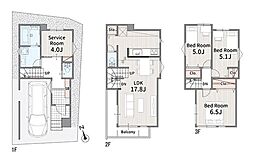 ◆メルディア瀬ヶ崎◆南向きの3面採光リビングが毎日を明るく照らす新築一戸建て♪