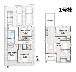 ◆メルディア石神井公園◆並列2台駐車可！18帖超LDKの2階建てで快適な新生活を♪