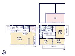 ロフト付きのお部屋で収納力抜群■町田市本町田■5課甲斐