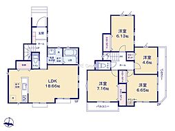 小学校まで徒歩5分！18帖リビングの4LDK■川崎市多摩区長尾6丁目■2課河西