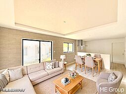 床暖房付きの17帖のリビング■八王子市打越町4期■