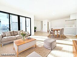 21帖の広々LDK床暖房付で冬も快適な寛ぎ空間■藤沢市大庭８期■