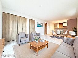 開放感あふれる20帖の広々リビング■八王子市南陽台１丁目■