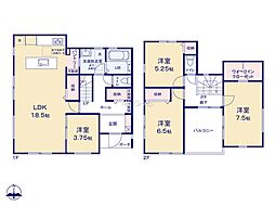 パントリー・WICなど収納豊富な新築戸建！■相模原市南区下溝■