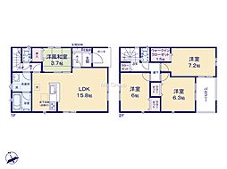 カースペス2台！小学校・中学校まで徒歩10分以内■相模原市南区西大沼2丁目第24■