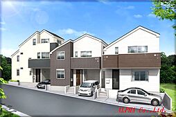 先行販売全3棟 × 南東道路に面す × ゆとりの4LDK2階建 × 重厚感と高級感溢れるデザイン新邸