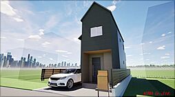 南北両面接道を彷彿 × 1階LDK吹抜天井 × ウッドデッキ × 9.8帖固定階段グルニエ付きのお家