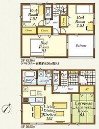 【飯田グループ物件】日高市女影　第８　全１棟　※水回り集中設計　主寝室９帖　クレイドルガーデン