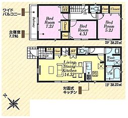 鶴ヶ島市藤金　第１３　全２棟