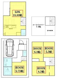 台東区鳥越1丁目・建築条件付売地