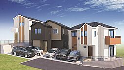 新築デザイナーズ分譲住宅全4棟　堂々販売開始　先行3棟独占販売　全棟大型4LDK　旭区本宿町