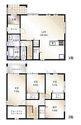 宝塚市中筋８丁目の一戸建て