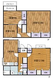 新座市野火止5丁目K貸家