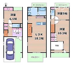 吹田市江坂町3丁目の一戸建て