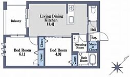 シャーメゾン武蔵野弐番館 101