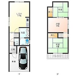 大阪市此花区島屋3丁目の一戸建て