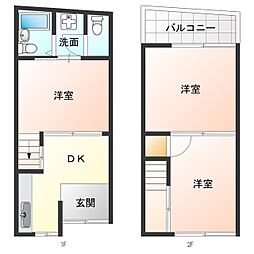 大阪市福島区鷺洲3丁目の一戸建て