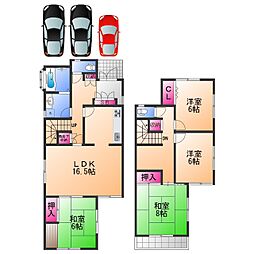 岸和田市包近町貸家