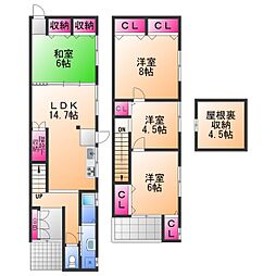 堺市堺区中三国ヶ丘町5丁テラスハウス