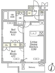 ミレーネ滝野川 408
