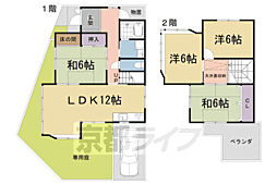 京都市山科区勧修寺福岡町の一戸建て