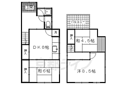 京都市山科区四ノ宮岩久保町の一戸建て