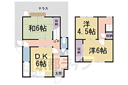 京都市山科区四ノ宮岩久保町の一戸建て